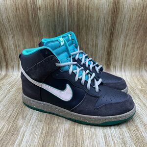 Men's‎ Size 7.5 Women's 9 - Nike Dunk High Anthracite Grey Turquoise Shoes